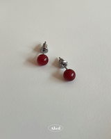 レッドキャンディーピアス