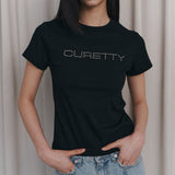 C ロゴ コンベックス Tシャツ ブラック