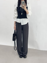 Redio Hidden Banding Slacks Pants