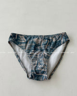 Denim 4PS Cover-Up Bikini Set