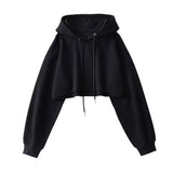 More Basic Short Hooded T-shirt