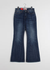 WASHING FLARED DENIM