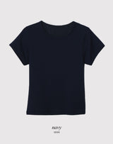 モダルスリムフィット半袖Tシャツ (8color)