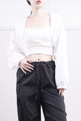 Relive Round Bolero Cardigan