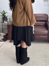 LAP FLARE SKIRT