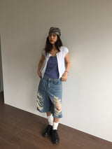 Mer knit short sleeve  (4color)