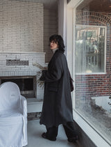 Leak damage wool double coat