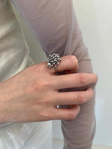 [Influencer] Silver grapes ring