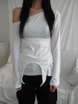 lace-up corset t