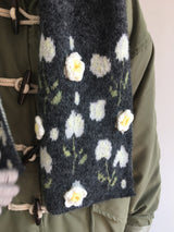 Daisy Wool Touch Muffler (2color)