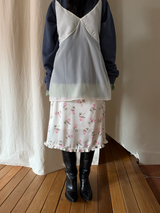 boxy raglan crop sweatshirt 