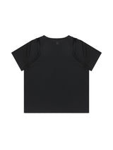 バックカットアウトTシャツ(Black)