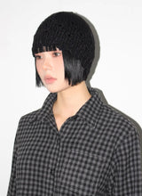 (WOOL) ギンガムチェックシャツ