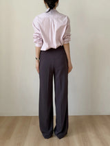 One Tuck Semi-Wide Slacks