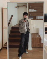 Arキャットブラッシュワイドデニムパンツ
