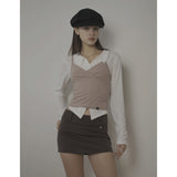 DOT CAMISOLE-BEIGE