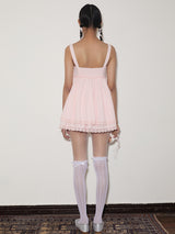 rirri SS New Arrival: 100% Cotton Jacquard Princess-Line Dress & Elastic-Waist Bloomer Shorts Set