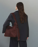 NEW - MINE.ホーボー トート (Wine / Blue)