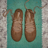 Blessed 0001. Lace-Up Flats - 3colors