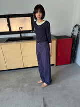 v-neck 3/4 top