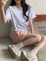 アンティークガーデングラフィック半袖Tシャツ(2color)