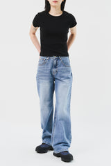 Koa Semi Bootscut Denim (2color)
