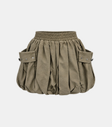 Luna Washed Cargo Balloon Skirt