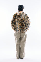 Vega luxe fur hooded jumper