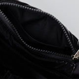 Knotted Micro Padding Bag (Glossy-Black)