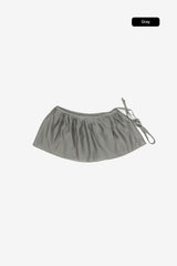 Nico shirring wrap skirt