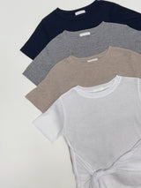 モノ ラップ シースルー ショートスリーブTシャツ