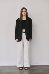 Boy wool jacket (Black)