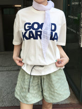 カルマロゴオーバー半袖Tシャツ (3c)