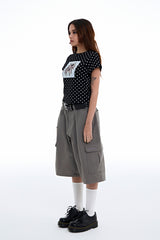 Polka Dot Spider Tee [Black]