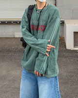 クルー トラック ピグメント ロングスリーブ Tシャツ