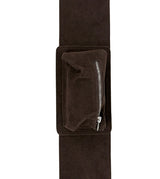 suede pocket belt