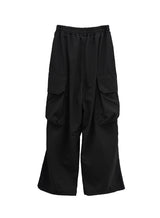 (Unisex) Lukin Big Pocket Cargo Wide Pants