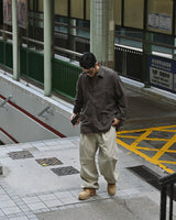 MP WASHED CURVED PANTS BG 