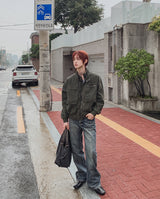 Greburn Washed Bootcut Denim