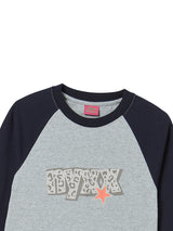 STAR RAGLAN L/S NAVY