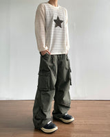 KAIN Patch Punched Long Sleeve Tee