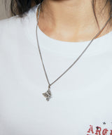 MELTING BUTTERFLY NECKLACE_SILVER