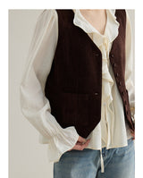 Classic Layered V-Neck Knit Vest