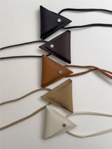 Triangle Leather Strap Belt