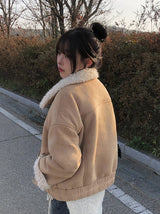 [Fur Lining] ラットウールスエードムスタンジャンパー