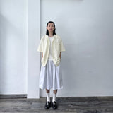 Boxy Embossed Layering Shirt