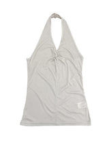 Wishia See-through Twisted Halter Top
