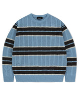 MESH STRIPE KNIT