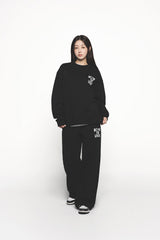 25SS INK STAMP LOGO HOODIE ZIP UP DARK BEIGE