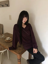 セナ Vネック ミニ ドレス Tシャツ